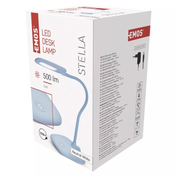 EMOS Stella LED asztali lámpa, kék  Z7602BL