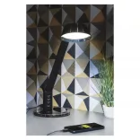 EMOS Simon LED asztali lámpa, fekete Z7613