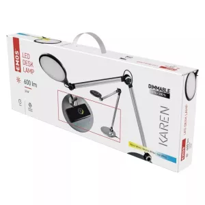 EMOS Karen LED asztali lámpa, fekete Z7615