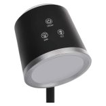 EMOS Abbie LED asztali lámpa, újratölthető, fekete Z7636B