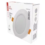 EMOS LED süllyesztett lámpa RUBIC, kerek, fehér, 9W, természetes fehér ZD1432