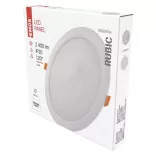 EMOS LED süllyesztett lámpatest RUBIC, kerek, fehér, 24W, 4000K  ZD1452