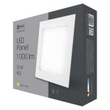EMOS LED PANEL BEÉPÍTHETŐ 12W WW IP20