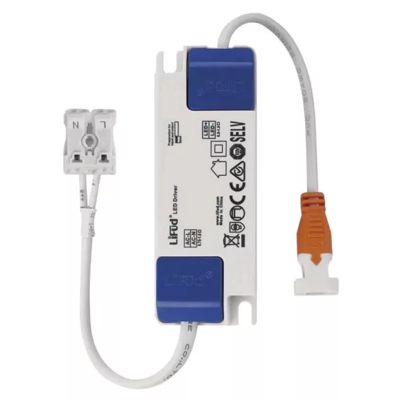 LED süllyesztett lámpatest NEXXO, négyzet, fehér, 24W, természetes fehér