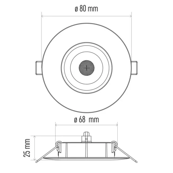 EMOS Exclusive LED spotlámpa 5W 450lm IP20 meleg fehér ZD3221