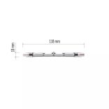 EMOS ECO lineáris halogén izzó J118 230V 140W 2680lm meleg fehér ZE0203