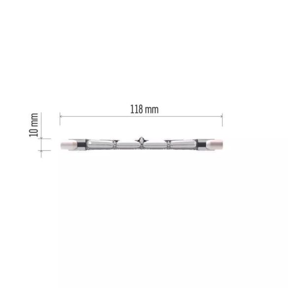 EMOS ECO lineáris halogén izzó J118 230V 140W 2680lm meleg fehér ZE0203