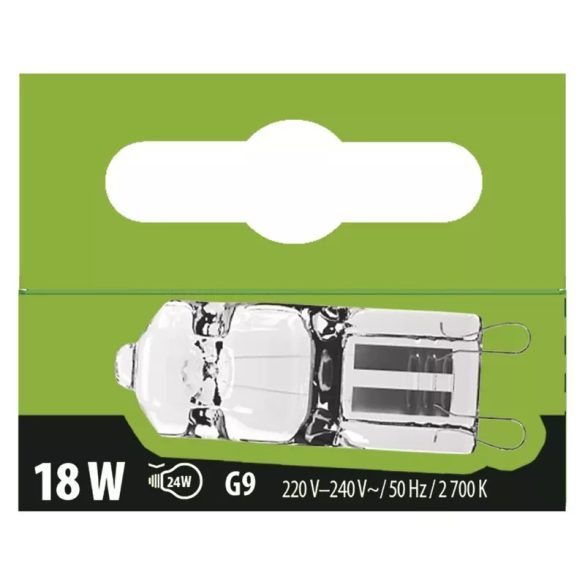 EMOS HALOGÉN IZZÓ ECO G9 230V 18W ZE0301