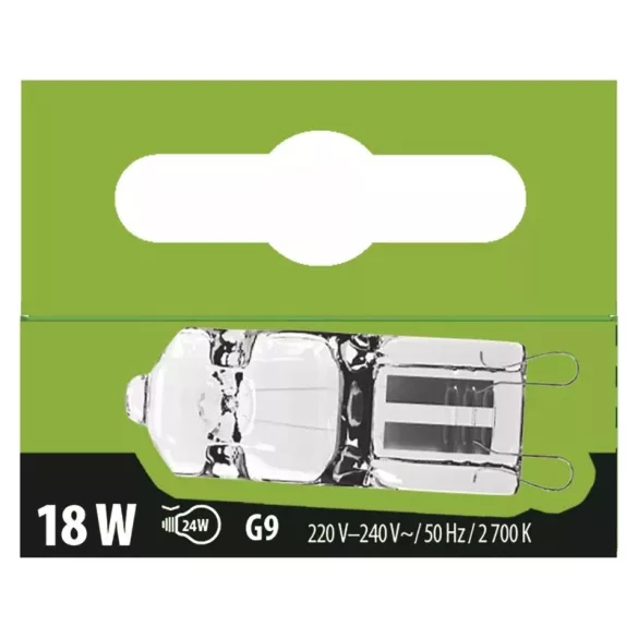 EMOS HALOGÉN IZZÓ ECO G9 230V 18W ZE0301