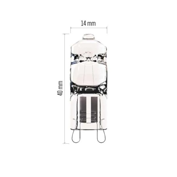 EMOS ECO HALOGÉN IZZÓ JC G9 25W 260 lumen,meleg fehér, ZE0304