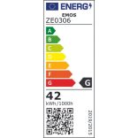 EMOS ECO HALOGÉN IZZÓ JC G9 42W 260 lumen, meleg fehér ZE0306