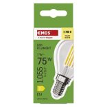 EMOS LED IZZÓ filament mini globe 7W(75W) 1055lm E14 meleg fehér ZF1D52