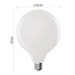 EMOS LED izzó Filament G125 / E27 / 11 W (100 W) / 1521 lm / WW / ZF2D62