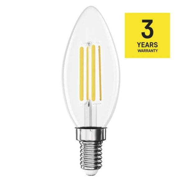 EMOS LED FILAMENT GYERTYA 5,9W(60W) 806LM E14 természetes fehér ZF3D43