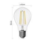 EMOS LED izzó Filament A60 /E27/ 7,5 W (75 W) /1055 lm /meleg fehér /dimmelhető