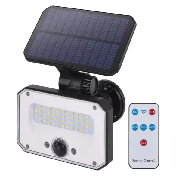 EMOS LED SOLAR reflektor mobil SPILO, PIR, 1500lm IP54 meleg fehér ZG131S