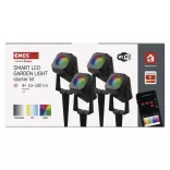 GoSmart kültéri LED spotlámpa, kezdő klt, 4 darab, 7 W, RGBIC dim., WiFi ZIW194R