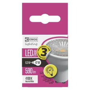 EMOS LED IZZÓ PREMIUM GU10 36° 6,3W NW ZL4780