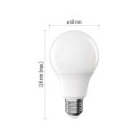EMOS LED BASIC IZZÓ A60 E27 12,4W,1055LM,NW, ZL5F53
