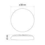 EMOS Fiori LED mennyezeti lámpa 14W 1200lm IP20 term. fehér 5db/karton ZM1114