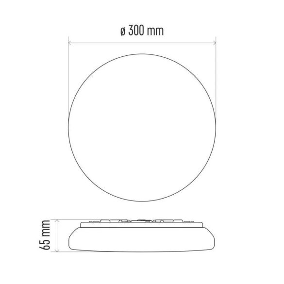 EMOS Fiori LED mennyezeti lámpa 14W 1200lm IP20 term. fehér 5db/karton ZM1114