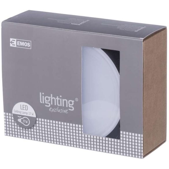 EMOS LED MENNYEZETI LÁMPA SLICE CIRCLE - ON 17W NW