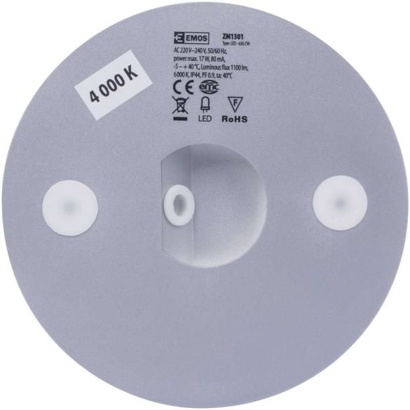 EMOS LED MENNYEZETI LÁMPA SLICE CIRCLE - ON 17W NW