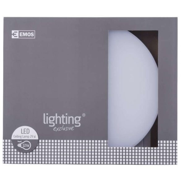 EMOS LED MENNY LÁMPA SLICE CIRCLE 29W NW FÉNYERŐSZAB.