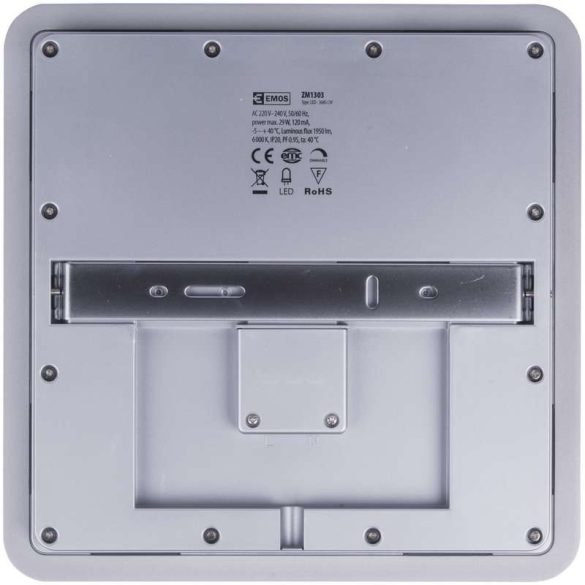 EMOS LED MENNY LÁMPA SLICE SQUARE 29WNW FÉNYERŐSZAB.