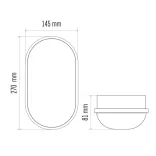 EMOS LED mennyezeti lámpa 20W 1600lm IP65 természetes fehér ZM3020