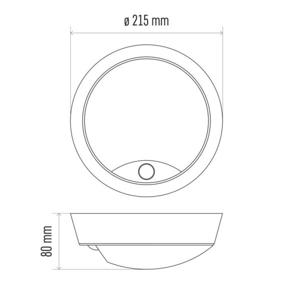 EMOS LED mennyezeti lámpa 14W 1000lm PIR érzékelővel IP54 meleg fehér  ZM3131