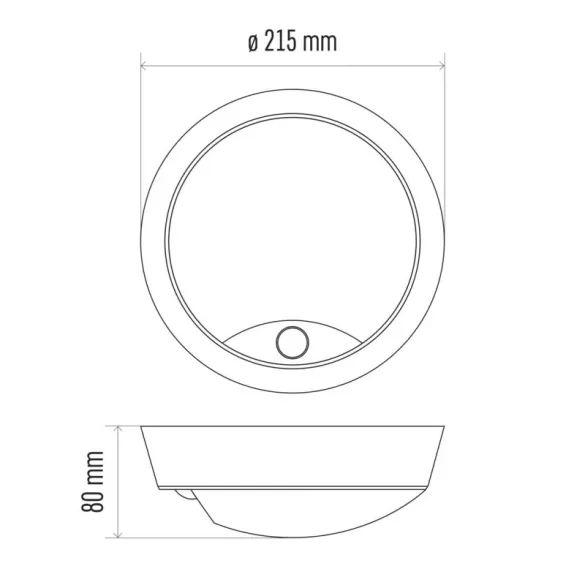 EMOS LED mennyezeti lámpa 14W 1000lm PIR érzékelővel IP54 meleg fehér  ZM3131