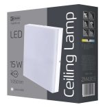 EMOS LED MENNYEZETI LÁMPA 15W NW IP44