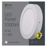 EMOS LED panel falon kívüli 12W 1000lm IP20 természetes fehér  ZM5132