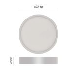 EMOS LED FALON KÍVÜLI PANEL NEXXO  21W 1900LM IP40 NW ZM5143