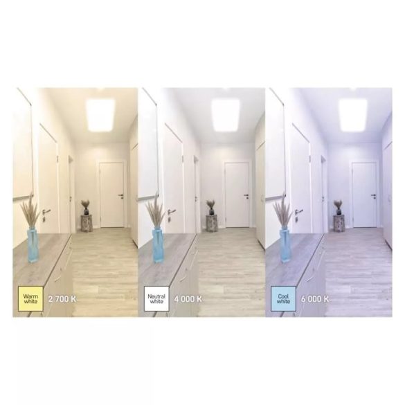 LED-ES MENNYEZETI ÉS FALI LÁMPA 72W 5000LM DIM.TUN.CCT+REMOTE CON. ZM5167