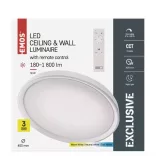 EMOS LED mennyezeti lámpa 30W 1800lm dimm. állítható színhőmérséklet ZM5168
