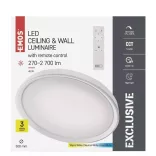EMOS LED mennyezeti lámpa 45W 2700lm dimm. állítható színhőmérséklet ZM5169