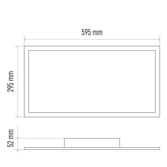 EMOS LED MENNYEZETI PANEL 30x60, 25W, DIMM., ÁLLÍTHATÓ SZÍNHŐM. ZM5172