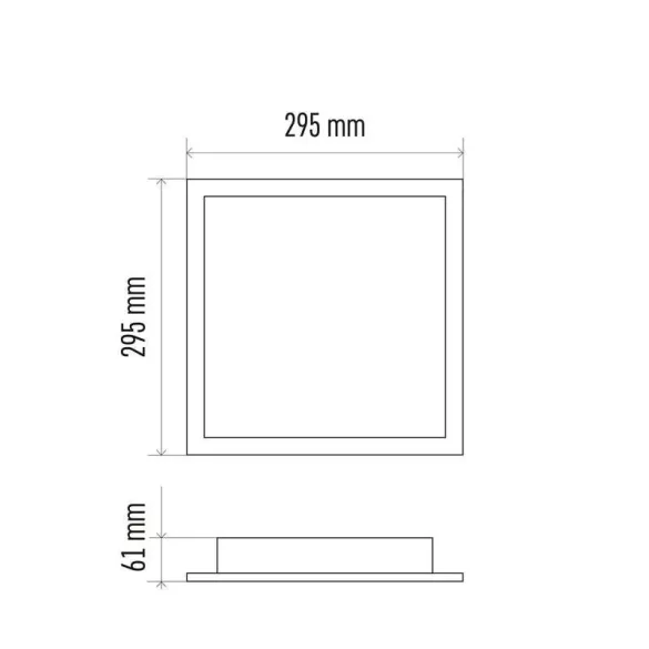 EMOS LED MENNYEZETI PANEL 30x30, 18W, DIMM., ÁLLÍTHATÓ SZÍNHŐM. ZM5181