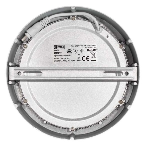 EMOS LED PANEL FALON KÍVÜLI 12W NW IP20