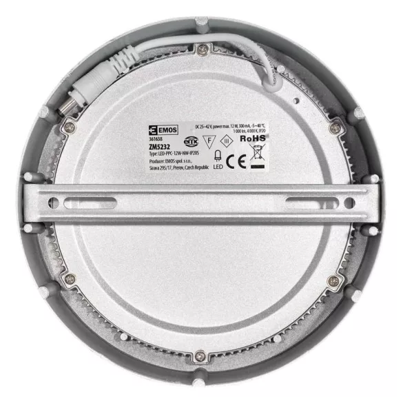 EMOS LED PANEL FALON KÍVÜLI 12W NW IP20