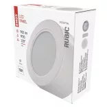 EMOS LED felületi lámpatest RUBIC, kerek, fehér, 9W, természetes fehér ZM-5432