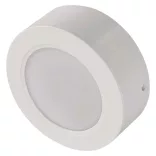 EMOS LED felületi lámpatest RUBIC, kerek, fehér, 9W, természetes fehér ZM-5432