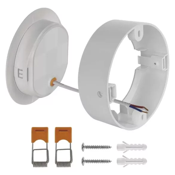 EMOS LED felületi lámpatest RUBIC, kerek, fehér, 9W, természetes fehér ZM-5432