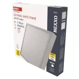 EMOS LED felületi lámpatest NEXXO, négyzet, fehér, 28,5W, CCT
