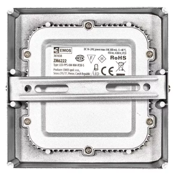EMOS LED PANEL FALON KÍVÜLI 6W NW IP20