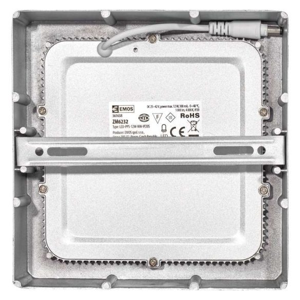 EMOS LED PANEL FALON KÍVÜLI 12W NW IP20