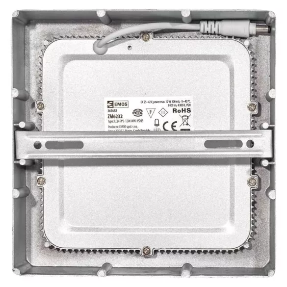 EMOS LED PANEL FALON KÍVÜLI 12W NW IP20