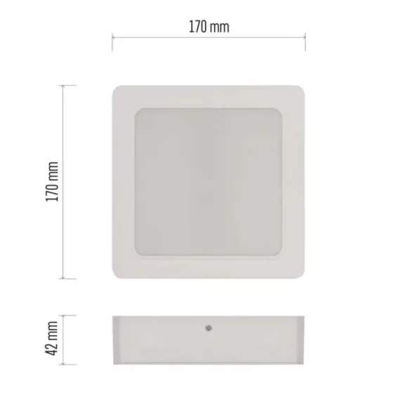 EMOS LED PANEL RUBIC NÉGYZET 18W 1800LM IP20 term.fehér ZM6442
